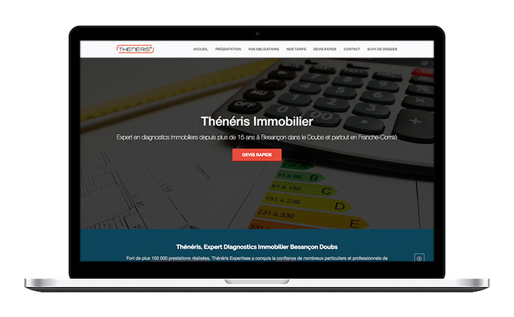 Création site internet Thénéris Expertises Besançon Création site internet festival Thénéris Expertises Besançon